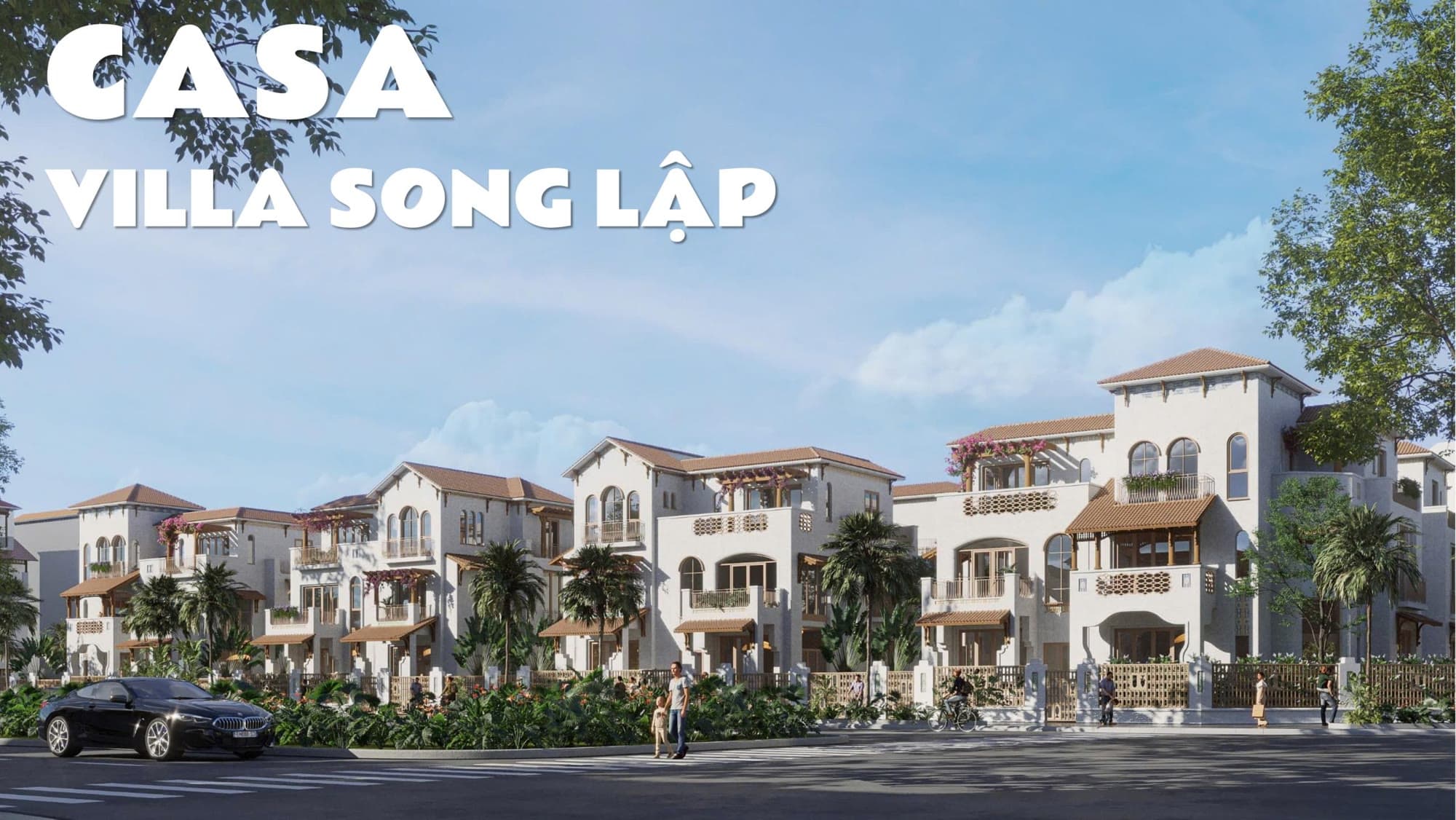 Phối cảnh biệt thự song lập Casa tại Blanca City