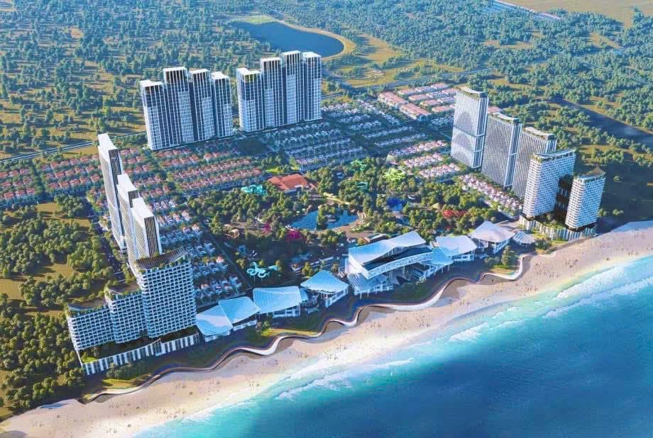 Quảng trường và trục hướng biển tại Blanca City