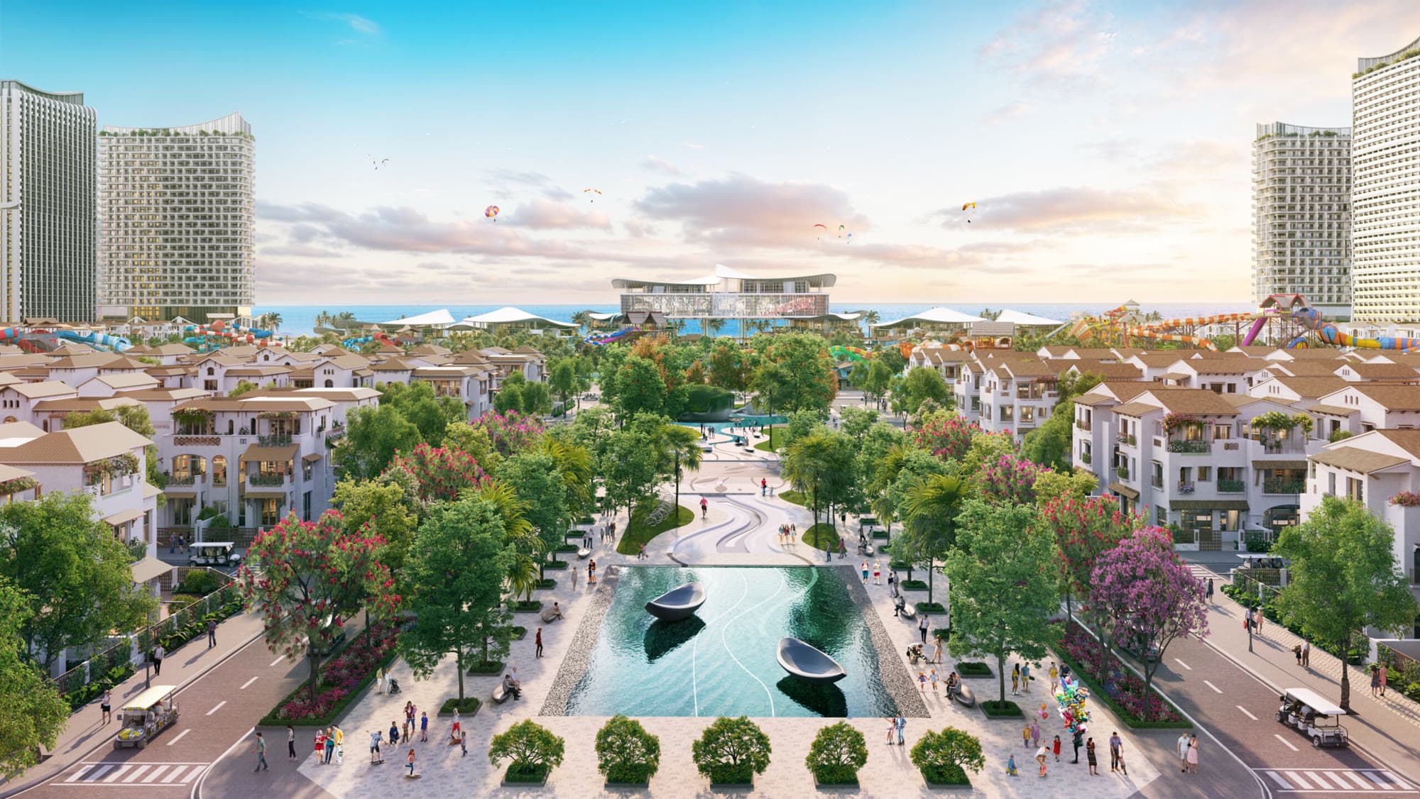 Trục đường hướng biển trong Blanca City