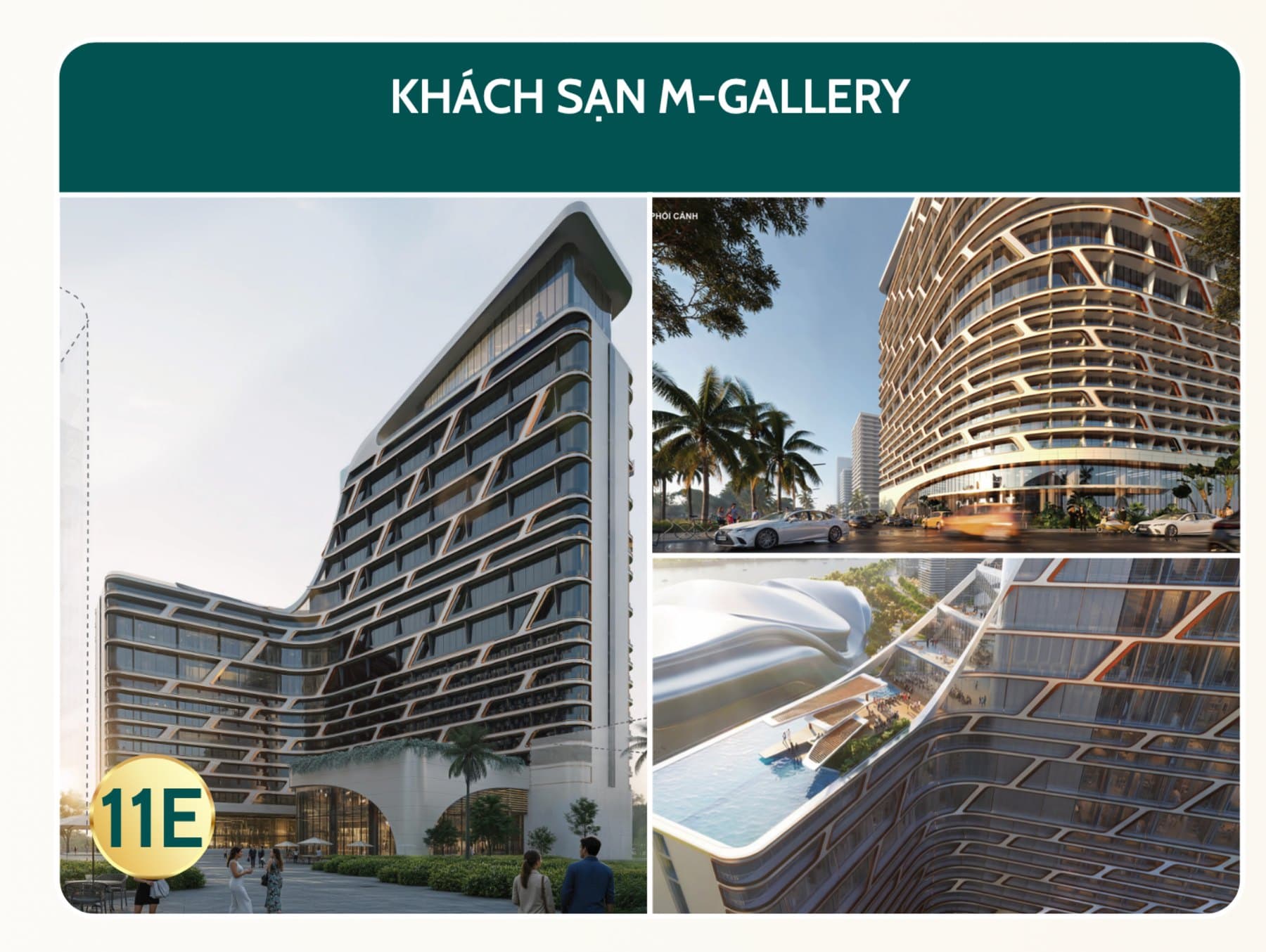 Khách sạn M-Gallery, phối cảnh do chủ đầu tư phát hành