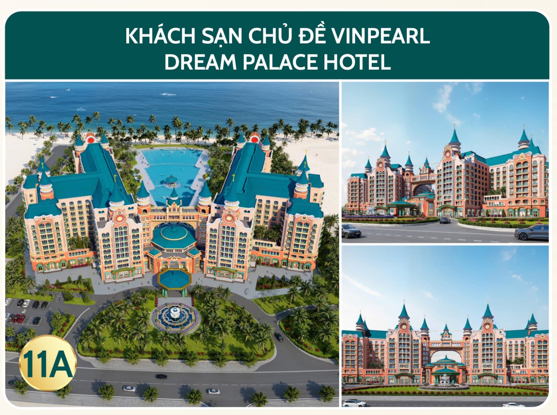 Vinpearl Dream Palace Hotel, phối cảnh do chủ đầu tư phát hành